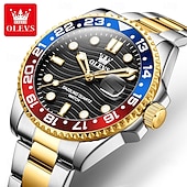cheap Quartz Watches-OLEVS 3610 Brand Trendy Fashion Business Men&#039;s Watches Waterproof Stainless Steel TOP Quartz Watch