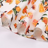 preiswerte Casual Kleider-Kinder Mädchen Partykleid Grafik Kurzarm Besonderer Anlass Prinzessin Polyester Partykleid Sommer Frühling Kinder Gelb