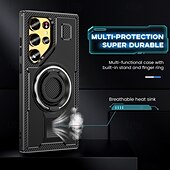 お買い得  サムスン用ケース-電話 ケース 用途 サムスンのギャラクシー S24 Ultra Plus S23 Ultra Plus A55 A35 A25 A15 5G A54 A34 A14 バックカバー バンカーリング 耐衝撃 レトロ風 TPU PC