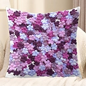 billiga blom- och växtstil-Blommor dekorativa kastkuddar överdrag 1PC vår sommar mjuk fyrkantig soffa kuddfodral kuddfodral för sovrum vardagsrum soffa stol