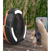 זול אורות קמפינג ופנסים-1 pc אור קמפינג חיצוני, אור מאוורר, רעש נמוך, חיי סוללה ארוכים, ממשק USB, שני מצבי תלייה ועמידה