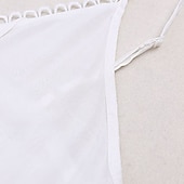 cheap White Casual Dresses-Women&#039;s Midi Dress Cotton Linen Dress Slip Dress Boho Dress Basic Classic Modern Vacation Holiday Going out Regular Fit Plain Sleeveless Spaghetti Strap White Summer