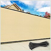 お買い得  日焼け止め-RV ベージュ サンネット アンチサンネット 暗号化シェードネット エッジ 家庭用 中庭 バルコニー 車 植物 メッシュ パビリオン テラス デッキ ガーデン ポーチ パティオ 屋上 サンルーム 遮光ネット 屋外用