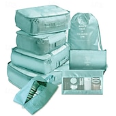 cheap Luggage &amp; Travel Storage-8-Piece Compression Packing Cubes Set for Travel, Luggage Organizer, Clothing and Accessories Sorting Storage Bags, Suitcase Organizing Set for Efficient Packing