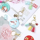 cheap Event &amp; Party Supplies-100pcs Rotating Keychain with Lobster Clasp, Key Ring for Bags and Accessories, Pet Leash Hook Set, Keychain Pendant Decoration