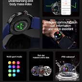 Χαμηλού Κόστους Smartwatch-696 TK26 Εξυπνο ρολόι 1.43 inch Έξυπνο ρολόι Bluetooth ΗΚΓ + PPG Βηματόμετρο Υπενθύμιση Κλήσης Συμβατό με Android iOS Γυναικεία Άντρες Κλήσεις Hands-Free Υπενθύμιση Μηνύματος IP 67 Θήκη ρολογιού 52mm