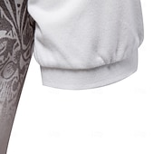 baratos Polo Elite Masculino-Homens Pólo Polo de malha Formal Trabalho Aberto para a Lateral Manga Curta Floral Botões Estampado Primavera Azul denim Branco Azul Marinha Verde cáqui Azul Claro Pólo