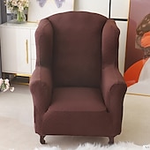 billiga Överdrag för öronlappsfåtöljer-enkel modern mjuk resår helt omlott tigerbänk fåtöljöverdrag fritidspall överdrag rutad soffa stolsöverdrag