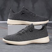 baratos Ténis para Homem-tênis de malha leve e respirável masculino - calçados casuais para caminhada com cadarço para uso diário e viagens
