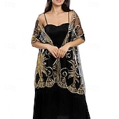 economico impacchi per gli invitati al matrimonio-Scialle Donna Elegante Senza Maniche Poliestere Stole da matrimonio Con Nappa Per Feste Primavera &amp; Estate