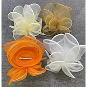 preiswerte Faszinator-Fascinators Netz Schleier Hut Pferderennen Damen Tag Hochzeit Mit Blütenkopfstück Kopfschmuck