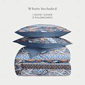 abordables 100% Coton-Housse de couette mandala ethnique taille double ensemble de literie en coton ensembles de lit housse de couette douce légère avec 2 taies d&#039;oreiller pour l&#039;été le printemps