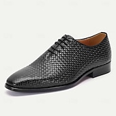 cheap Classic Dress Shoes-Men&#039;s Oxfords Leather Italian Full-Grain in Rich Burgundy - Sophisticated for Office Wear and Kentucky Derby