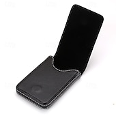 cheap Card Holders &amp; Cases-1pcs Business Card Holder PU Leather Business Card Case Pocket Wallet with Magnetic Shut