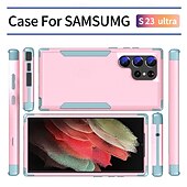 Недорогие Чехлы для Samsung-телефон Кейс для Назначение SSamsung Galaxy S24 S23 S22 S21 Ultra Plus A14 A54 А53 А33 A12 A32 A52 A13 S25 Кейс на заднюю панель Защита от удара Ретро ТПУ ПК