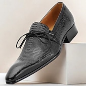 abordables Chaussures de Costume Classiques-chaussures oxford en cuir véritable marron clair pour hommes – chaussures habillées à lacets à motif crocodile vintage pour le derby du Kentucky et les occasions spéciales