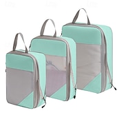 cheap Luggage &amp; Travel Storage-Compression Packing Cubes for Travel Luggage Storage and Backpack Organizer Space Savers, 7-Piece Set for Digital, Toiletry, Makeup, Clothes, Shoes, Travel Bags