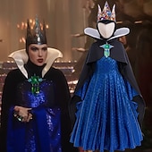 cheap Girls&#039; Costumes-Snow White Venom The Evil Queen Dress Cosplay Costume Cloak Carnival Costume Dress Up Movie Cosplay for Girls&#039; Kid&#039;s Halloween Carnival World Book Day Performance Party