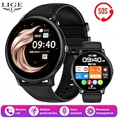 preiswerte Smartwatch-LIGE BW0905 Smartwatch Fitness Tracker Herzfrequenzmonitor Bluetooth Android iOS wasserdicht 1.69&quot;
