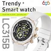 tanie Smartwatche-696 LC315B Inteligentny zegarek 1.27 in Inteligentny zegarek Bluetooth Krokomierz Powiadamianie o połączeniu telefonicznym Rejestrator snu Kompatybilny z Android iOS Damskie Męskie Odbieranie bez