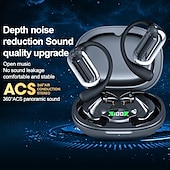 お買い得  ビジネスヘッドセット-Bluetoothヘッドセット リアルタイム翻訳ヘッドセット 音楽通話 144言語翻訳 タッチヘッドセット AI翻訳ヘッドセット 長期スポーツ ノイズキャンセリング 防水 LEDデジタルディスプレイ