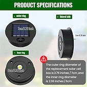 Недорогие Ландшафтные огни-светодиодный солнечный светильник, держатель для уличного освещения, садовый светильник, настенный светильник, подвесной светильник, источник света, декоративная лампа 1 шт.