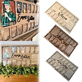 cheap Graduation-Graduation School Picture Frame, Pre-K to 12, Wooden Photo Frame for School Years (K-12), 14 Photo Slots, Ideal Graduation Gifts &amp; Party Decor for Children and Classmates
