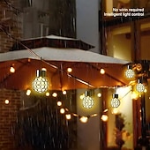 economico Striscie luci ad energia solare-2 pezzi di luci esterne a LED solari, lampadari appesi, lanterne esterne impermeabili con luce che cambia colore per decorazioni per le feste in giardino, balcone, cortile