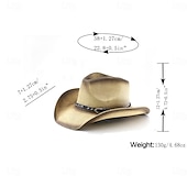 levne Klobouk Fedora-Pánské Sluneční klobouk Kovbojský klobouk Krémová Světlá růžová Slaměný provaz Retro styl Módní 18. století Denní Tématický večírek Plná / Jednobarevná Proti sluci cosplay
