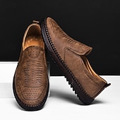 Χαμηλού Κόστους Slip-On Καθημερινά Παπούτσια-ανδρικά μπεζ σουέτ slip-on loafers – χειροποίητα casual παπούτσια μοκασίν για καθημερινή χρήση