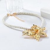 abordables Collares y colgantes-Mujer Collares Elegante Calle Floral Collares