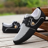 cheap Men&#039;s Sneakers-Men&#039;s Navy Blue Nylon Casual Shoes with Textured Fabric and Lace Detailing - Ideal for Everyday Comfort