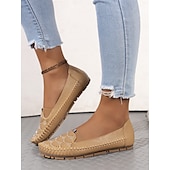preiswerte Damenhausschuhe und -halbschuhe-Damen-Slipper mit Strasssteinen – glitzernde, ausgehöhlte flache Schuhe zum Gehen und Autofahren