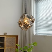 economico Luci a sospensione-15 cm Forme Geometriche Lampada a sospensione Vetro Metallo Vetro Stile Moderno Geometrico Minimalista Galvanizzato Finiture Verniciate LED Moderno 110-240 V