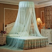 baratos Dossel e Cortinas de Cama-Canopy de cama para crianças com luzes canopy de duas camadas para cama tenda de berço de bebê para o quarto rede mosquiteiro para meninas e meninos