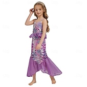 cheap Girls&#039; Costumes-The Little Mermaid Little Mermaid Princess Mermaid Dress Theme Party Costume Cosplay Movie Cosplay for Girls&#039; Kid&#039;s Carnival Masquerade Party Holiday
