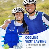 economico Protezione Solare-gilet refrigeranti gilet ghiaccio gilet uomo gilet anti-calore per l&#039;esterno in estate