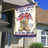 cheap Garden Flags, Banner-4th of July Veteran's Day Garden Flag 12 x 18 Inch Yard Flags, Independence Day Memorial Day Small Garden Flags for Outside, Outdoor Flags, Holiday Garden Flags for All Seasons