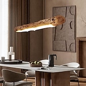 ieftine Lumini pandantive-80 cm Design Lanternă Lumini pandantiv Lemn Lemn Pictate finisaje Epocă LED 110-120V 220-240V