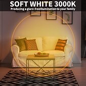 economico Luci decorative-faretti a led sensore di movimento luce notturna design a doppia testa luce per scale ricaricabile lampada da parete magnetica luci notturne da parete a led senza fili per gradini camera da letto