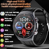 abordables Montres connectées-iMosi ET488 Montre intelligente 1.43 pouce Smartwatch Montre Connectée Bluetooth ECG+PPG Surveillance de la température Podomètre Compatible avec Android iOS Femmes Hommes Appels Mains Libres Étanche