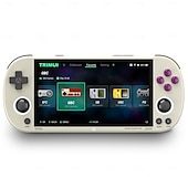 baratos Consoles de Jogos-console de jogos portátil trimui smart pro tela ips de 4,96&#039;&#039; joystick de sistema linux iluminação rgb smartpro retro videogame player presente