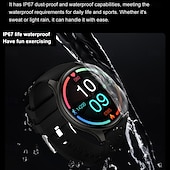billige Smartklokker-696 ZW60 Smart Watch Fitness Tracker ECG PPG Bluetooth Anropspåminnelse Android iOS IP67 44mm 1,43