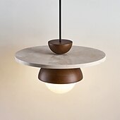 abordables Suspension-30 cm Design de Lanterne Suspendue Formes Géométriques Suspension Pierre Verre Style Artistique Le style rétro Style Classique ancien Rustique 110-120V 220-240V