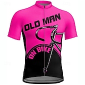 cheap Men&#039;s Jerseys-Men&#039;s Cycling Jersey Short Sleeve Bike Tee Tshirt Jersey with 3 Rear Pockets Mountain Bike MTB Breathable Quick Dry Anatomic Design Wicking Yellow Red Blue Sports Clothing Apparel
