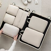 cheap Luggage &amp; Travel Storage-Compression Packing Cubes Set for Travel Luggage Storage and Organizer Space Savers, Digital, Toiletry, Makeup, Clothes, Shoes, Travel Bags
