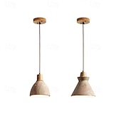 abordables Suspension-21 cm Design de Lanterne Suspendue Formes Géométriques Suspension Pierre Style Artistique Style Formel Le style rétro ancien Traditionnel / Classique 110-120V 220-240V