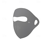 economico riscaldamento e raffreddamento-maschera solare per il viso, protezione UV, acido ialuronico, copertura completa del viso in seta ghiacciata per le donne, maschera facciale traspirante senza cuciture per la protezione solare