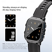 levne Chytré hodinky-696 Chytré hodinky Fitness Tracker ECG PPG Bluetooth Upozornění na hovor Android iOS IP67 44mm 1.96