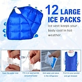 economico Protezione Solare-gilet refrigeranti gilet ghiaccio gilet uomo gilet anti-calore per l&#039;esterno in estate